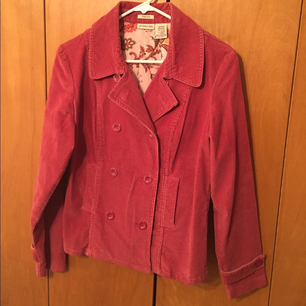 Corduroy blazer style jacket.